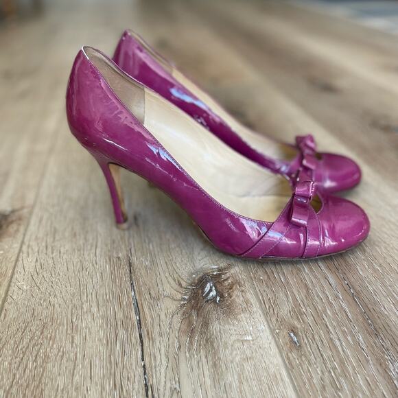 KATE SPADE Magenta Heels Size 10 - Picture 1 of 5